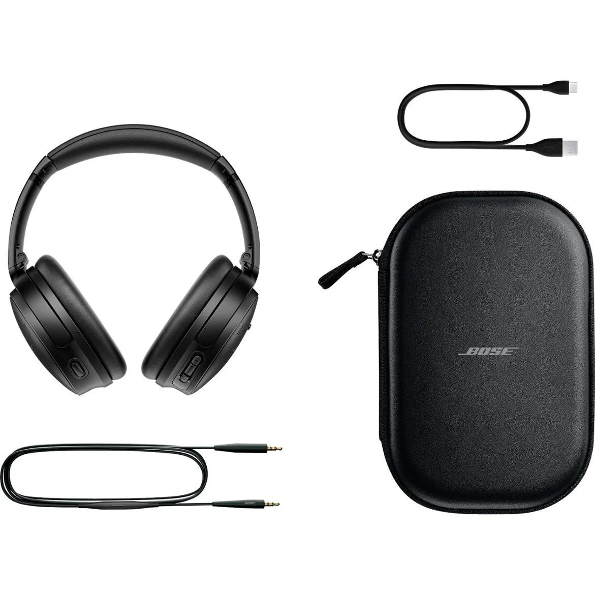 Bose QuietComfort Wireless Over-Ear Active Noise Canceling Headphones (Black) - Headphone