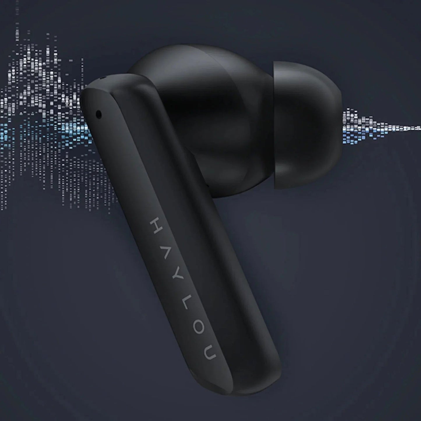 Haylou X1 Pro In-ear Dual Noise Cancellation TWS Bluetooth Earbuds (Black) - Earphone
