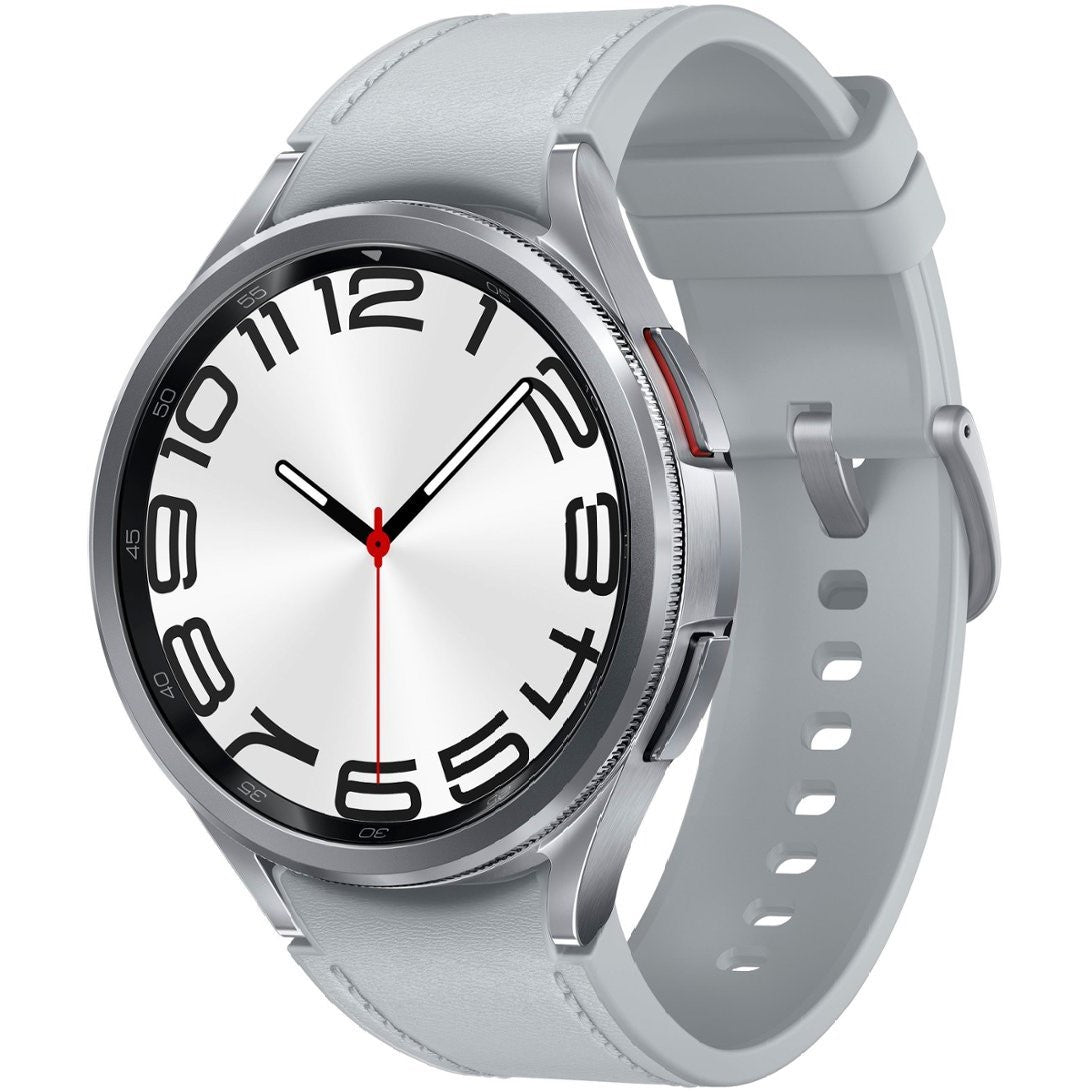 Samsung Galaxy Watch 6 47mm Classic Stainless Steel Smartwatch – Silver - Smartwatch