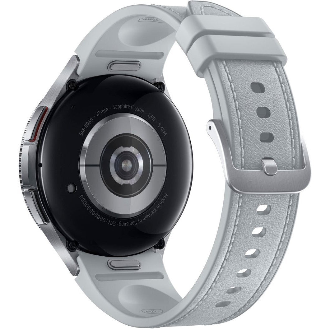 Samsung Galaxy Watch 6 47mm Classic Stainless Steel Smartwatch – Silver - Smartwatch