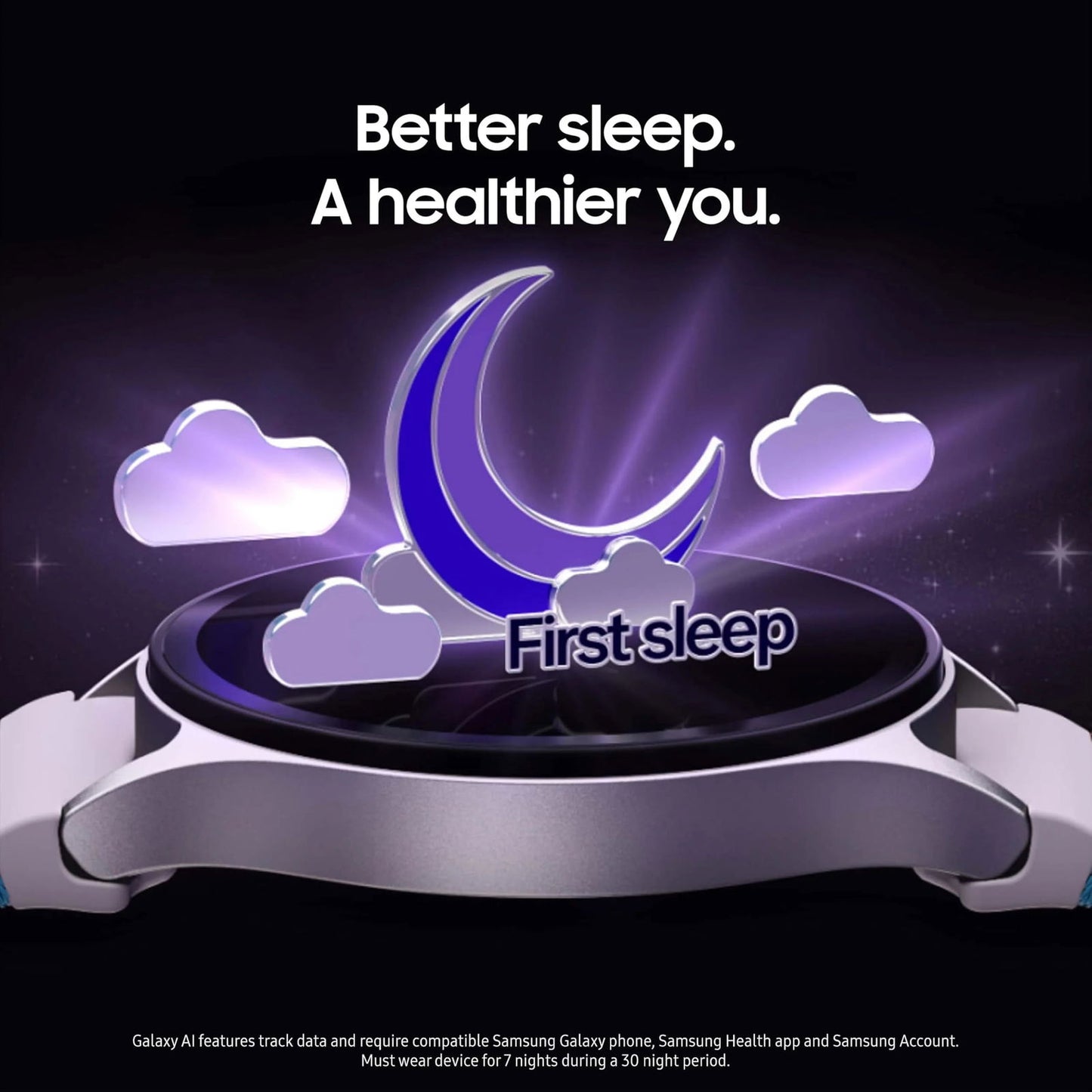 Samsung Galaxy Watch 7 44mm Bluetooth AI Smartwatch w/Energy Score Wellness Tips Heart Rate Tracking Sleep Monitor