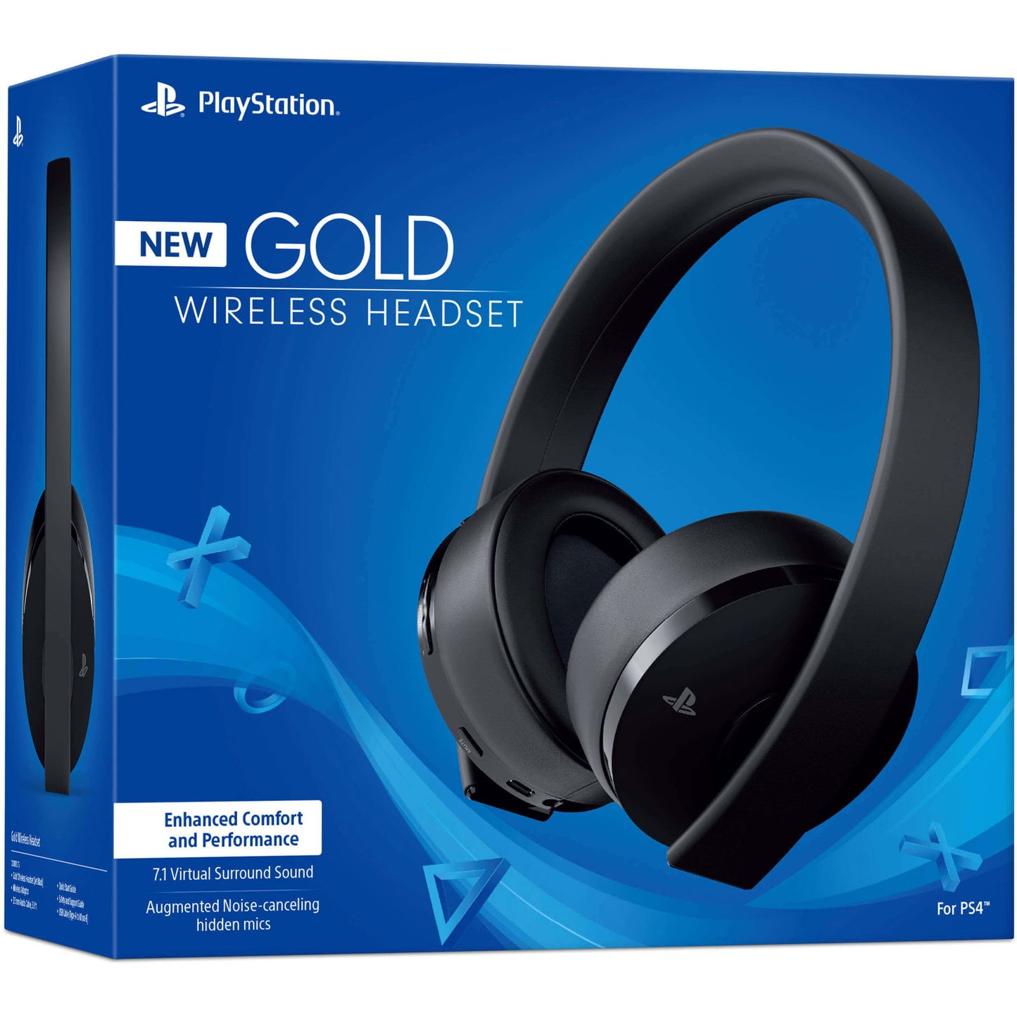 Sony PlayStation Gold Wireless Headset (Black) - Headphone