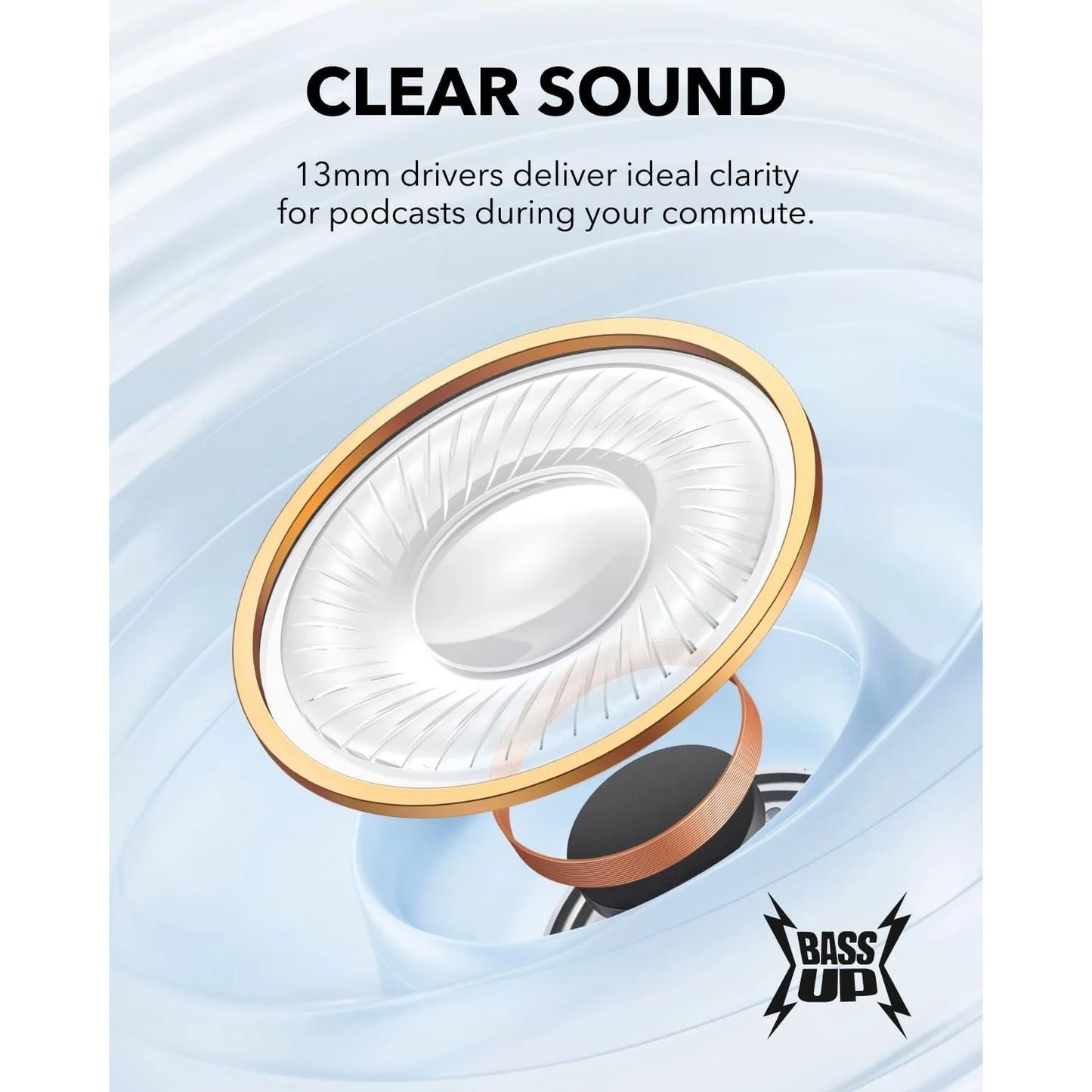 Anker Soundcore K20i Earbuds with Mic 13mm Drivers TWS BT 5.3 – Black - Earphone
