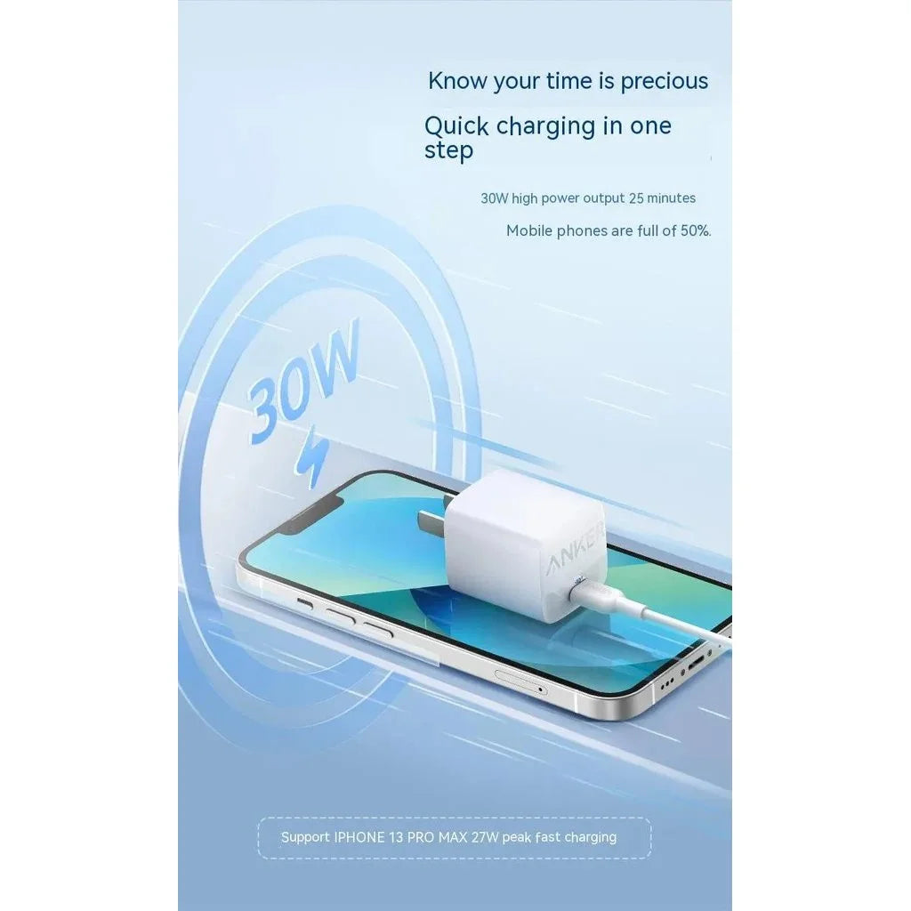 Anker 313 GaN 30W Adapter – White - Charger