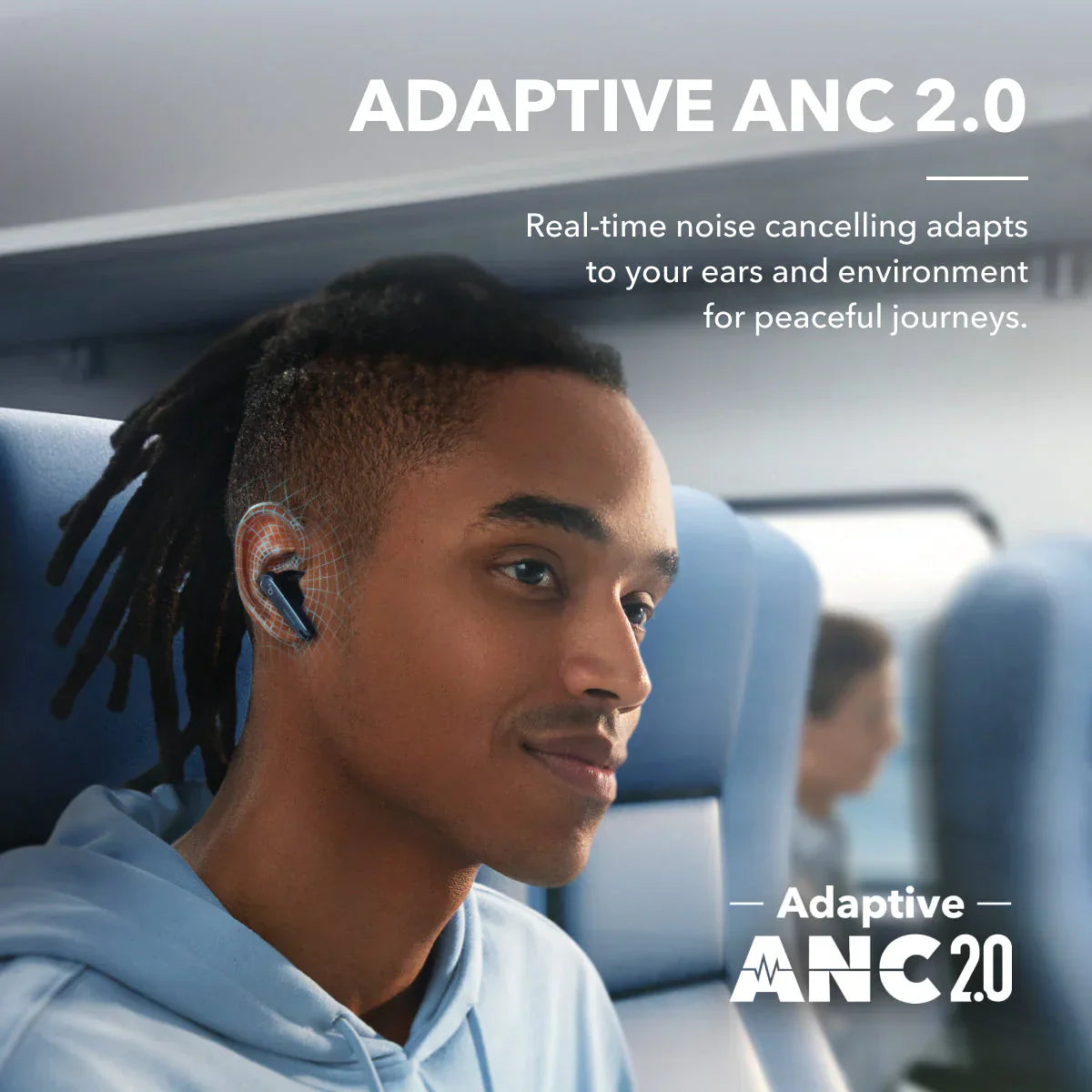 Anker Soundcore Liberty 4 NC Wireless Noise Cancelling Earbuds – Navy Blue - Earphone