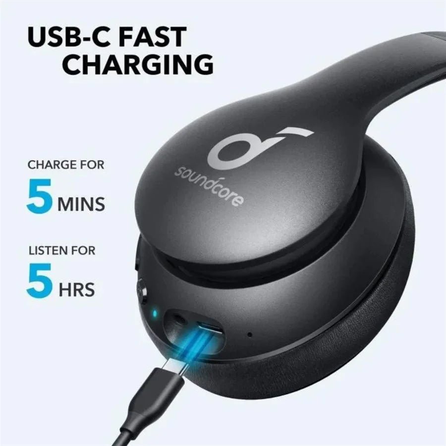 Anker Soundcore Q10i Pure Audio Clarity Wireless Headphones – Black - Headphone