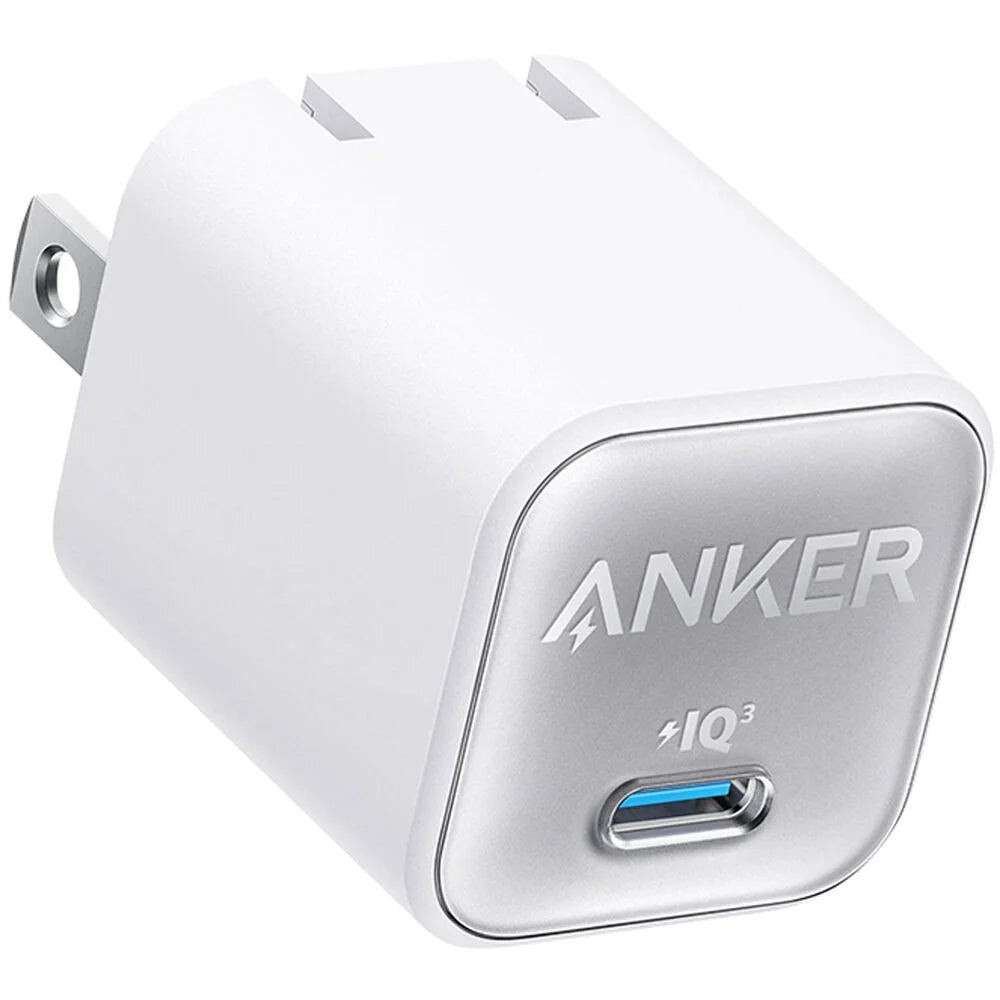 Anker 511 Nano 3 GaN 30W USB-C Wall Charger – Aurora White