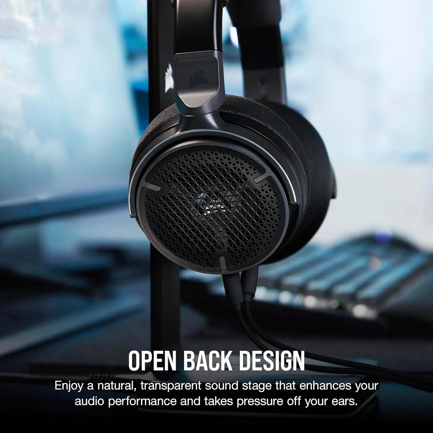 Corsair VIRTUOSO PRO Wired Open Back Streaming/Gaming Headset – Carbon - Headphone