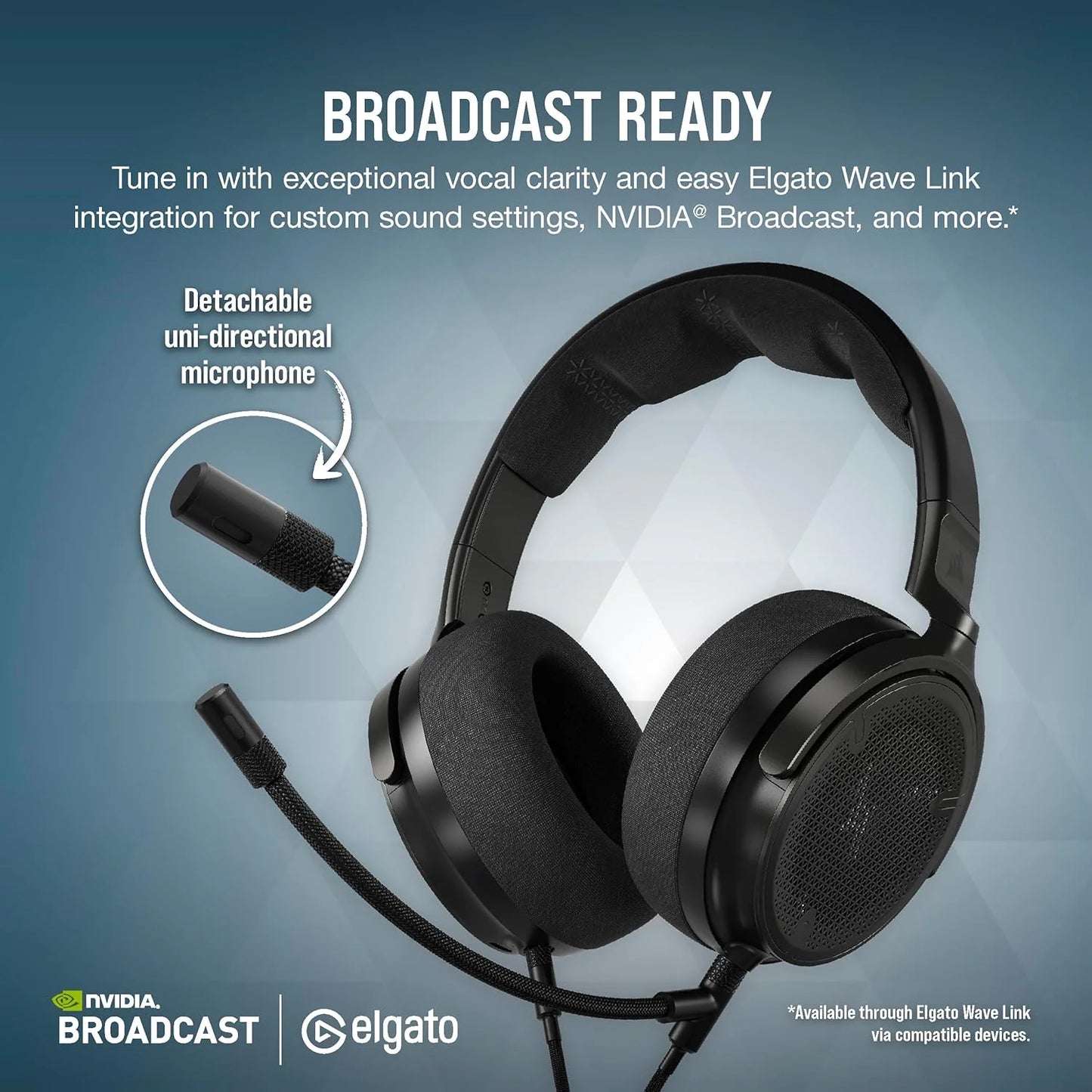 Corsair VIRTUOSO PRO Wired Open Back Streaming/Gaming Headset – Carbon - Headphone