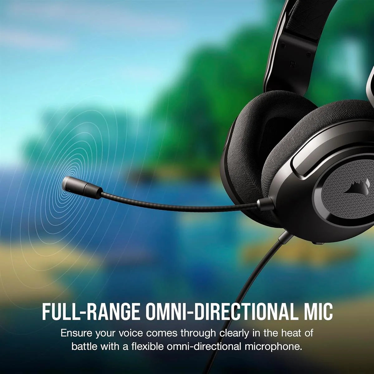 Corsair HS35 V2 Multiplatform Wired Gaming Headset – Carbon - Headphone