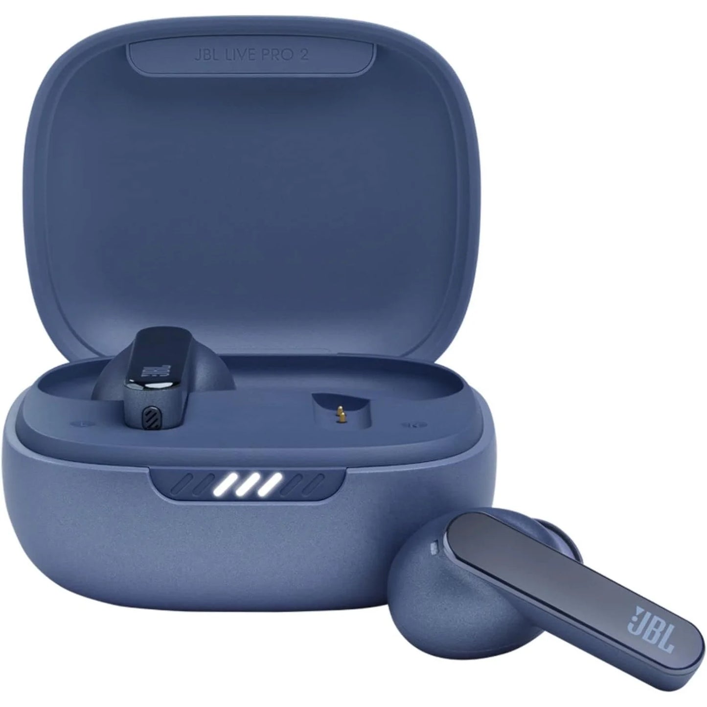 JBL Live Pro 2 Active Adaptive Noise Cancellation 40Hr Playtime 6 Mics Deep Bass Bluetooth Earbuds (Blue) - Earphone