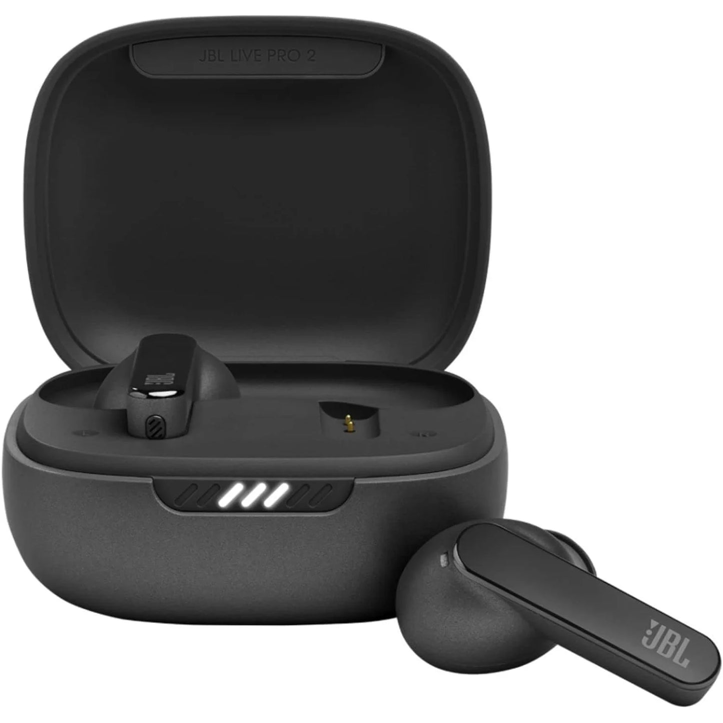 JBL Live Pro 2 Active Adaptive Noise Cancellation 40Hr Playtime 6 Mics Deep Bass Bluetooth Headset (Black) - Earphone