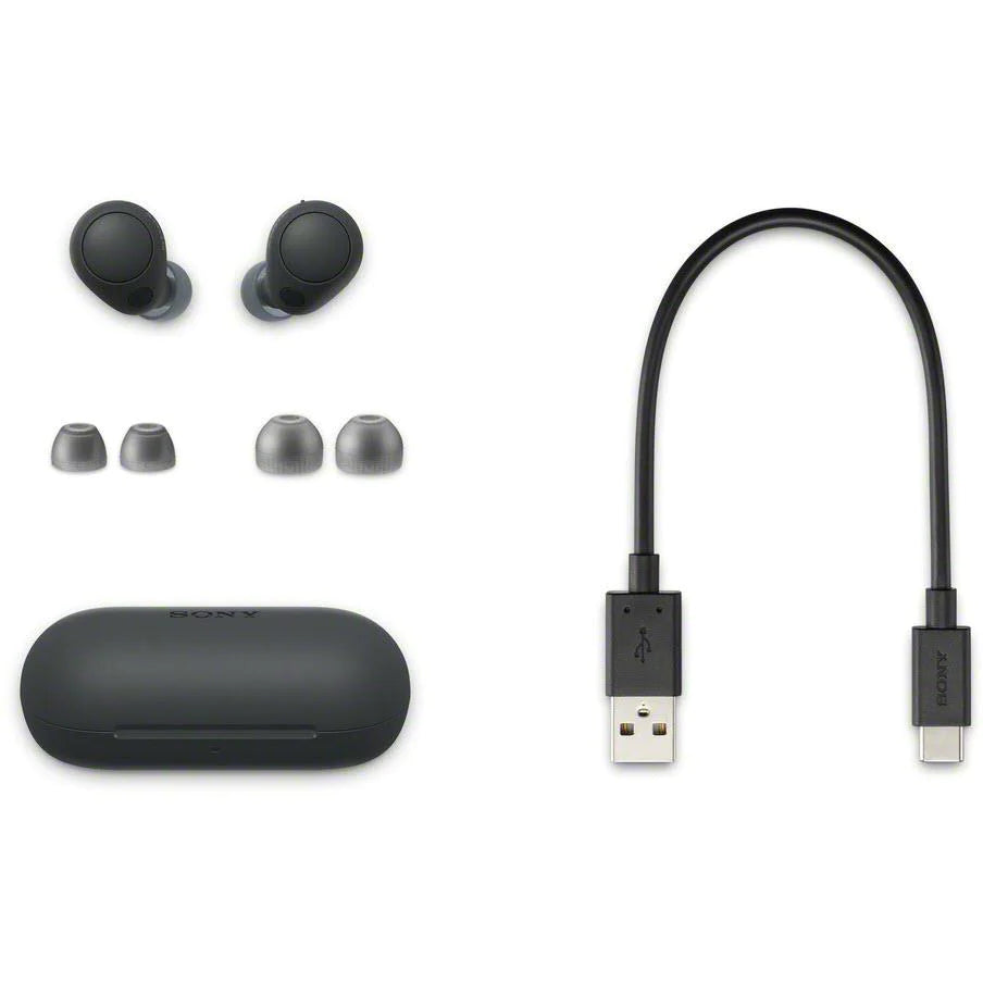 Sony WF-C700N True Wireless ANC In-Ear Headphones (Black) - Earphone