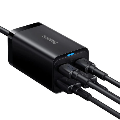 Baseus GaN3 Pro Desktop Fast Charger 2C + 2U 65W EU With Xiaobai series fast charging Cable Type-C to 100W (20V/5A) 1m