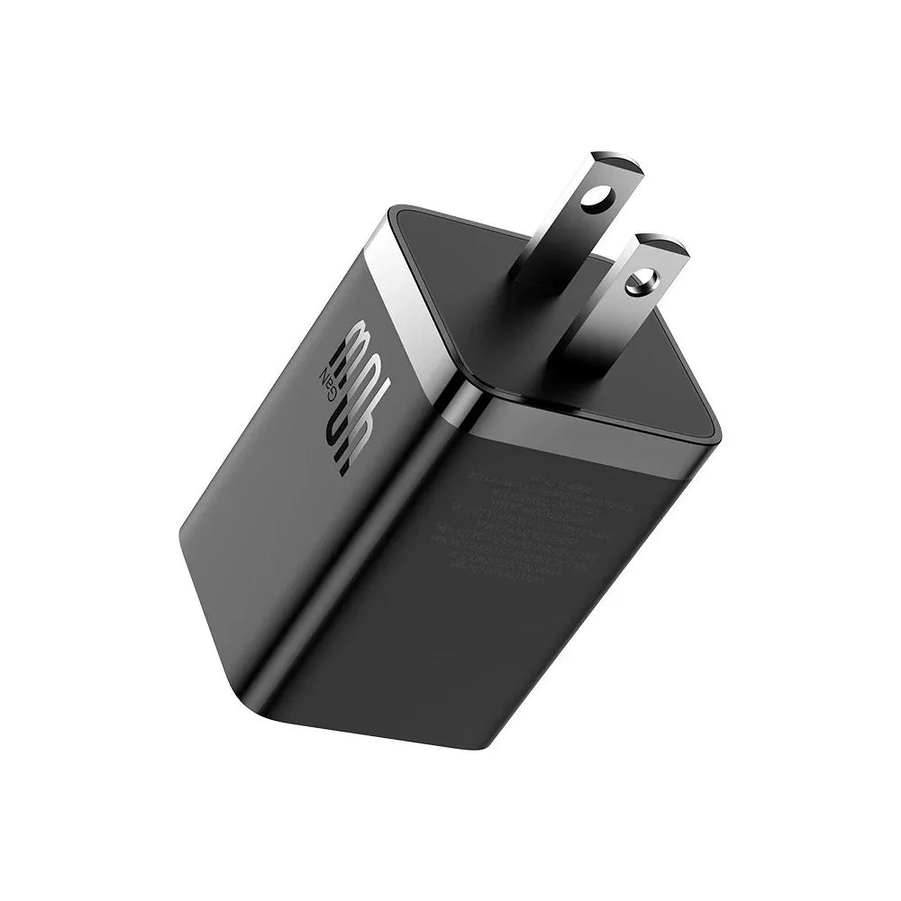 Baseus GaN5 Pro Fast Charger C + C 40W US – Black