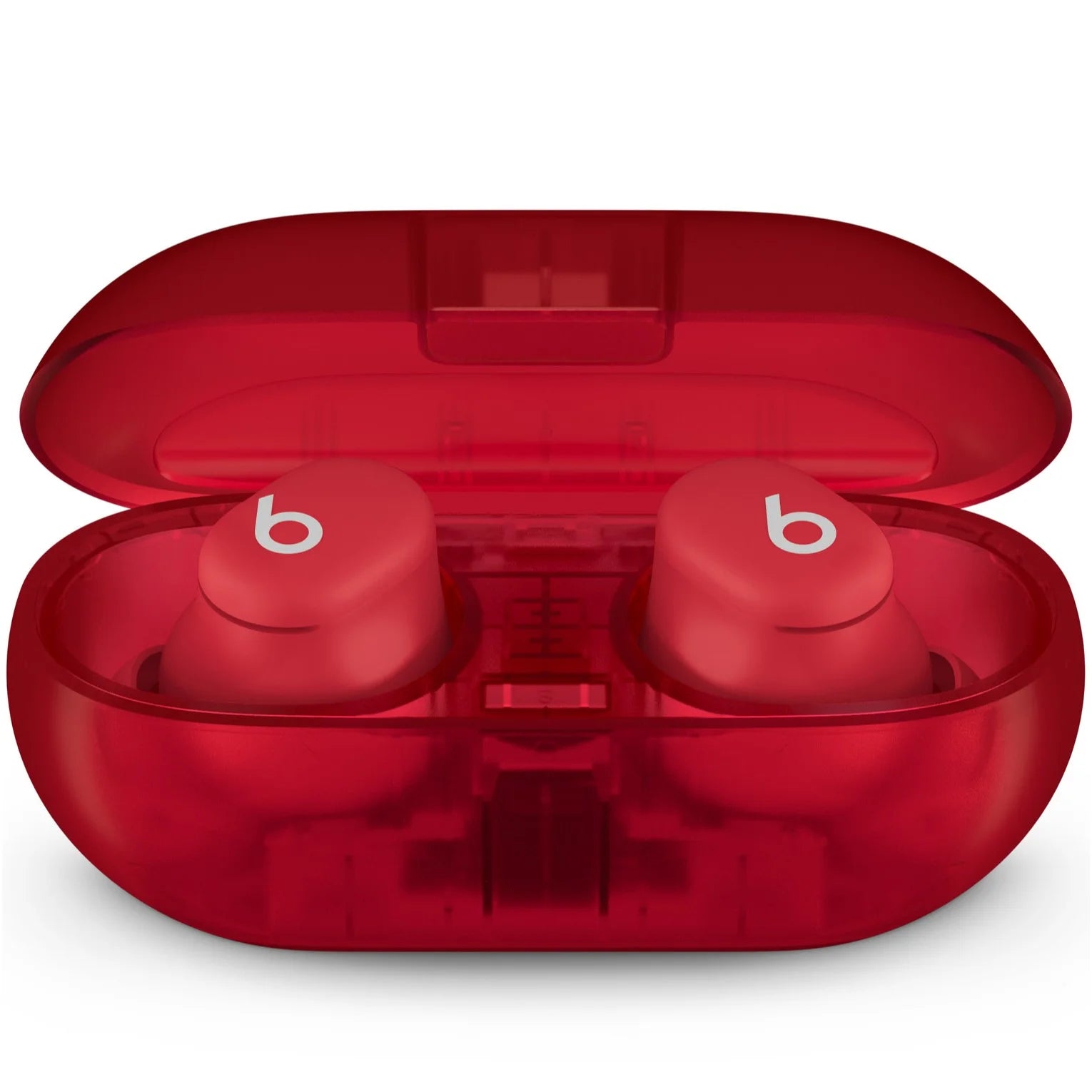 Beats Solo Buds True Wireless Earbuds — Transparent Red - Earphone
