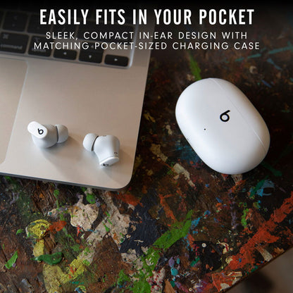 Beats Studio Buds Noise-Canceling True Wireless In-Ear Headphones (White) - Earphone