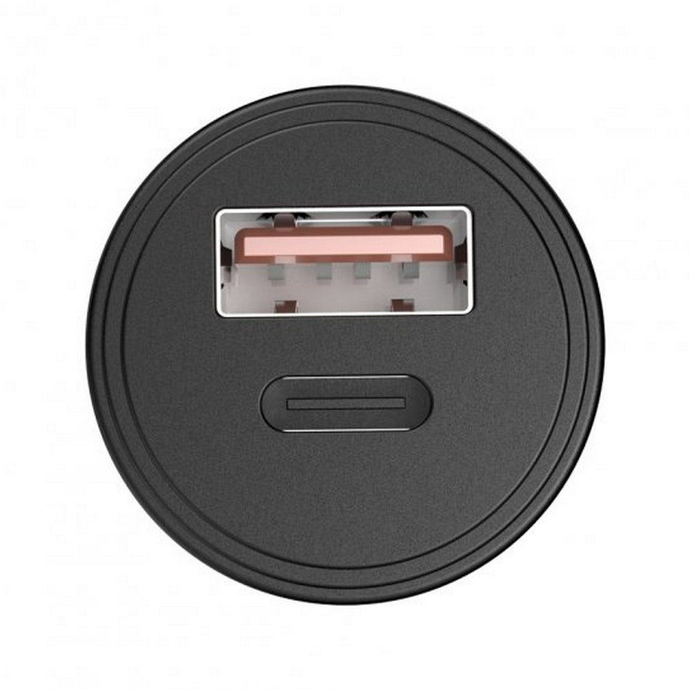 Choetech Dual USB QC 3.0 USB-A + PD 20W Type-C Fast Car Charger – Black (TC0006)