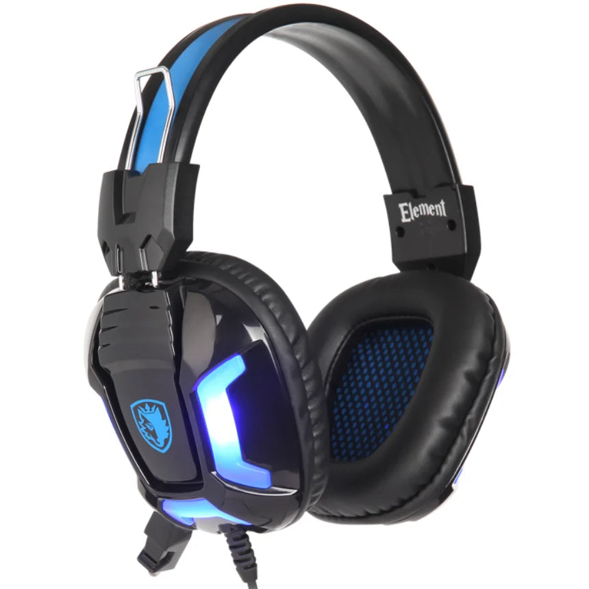 SADES Element SA-702 Gaming Headset Black/Blue