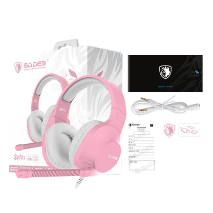 SADES Spirits SA-721 Universal Gaming Headset – Pink