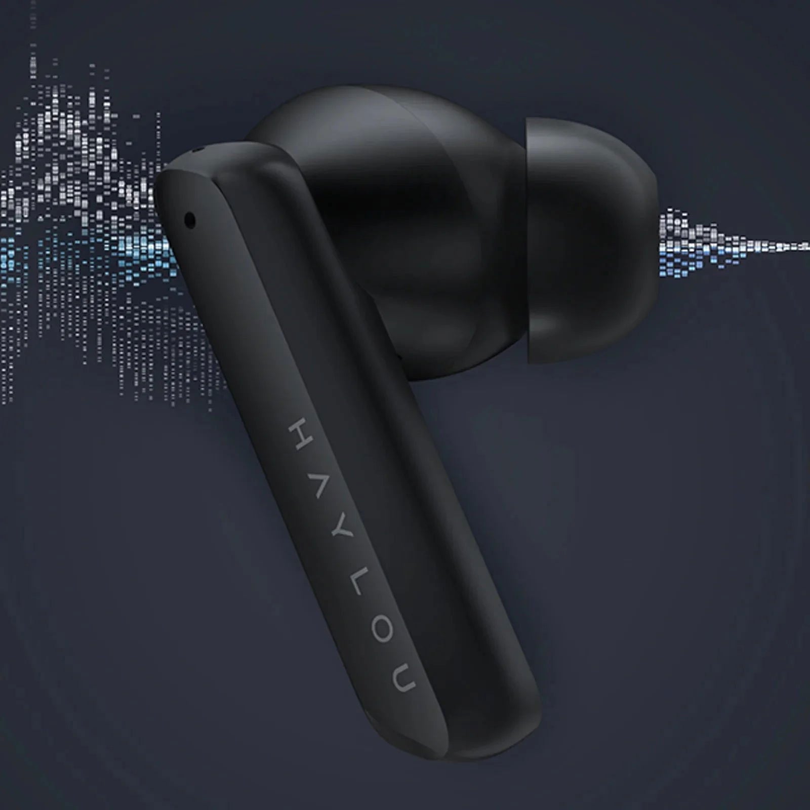 Haylou X1 Pro In-ear Dual Noise Cancellation TWS Bluetooth Earbuds (Black) - Earphone