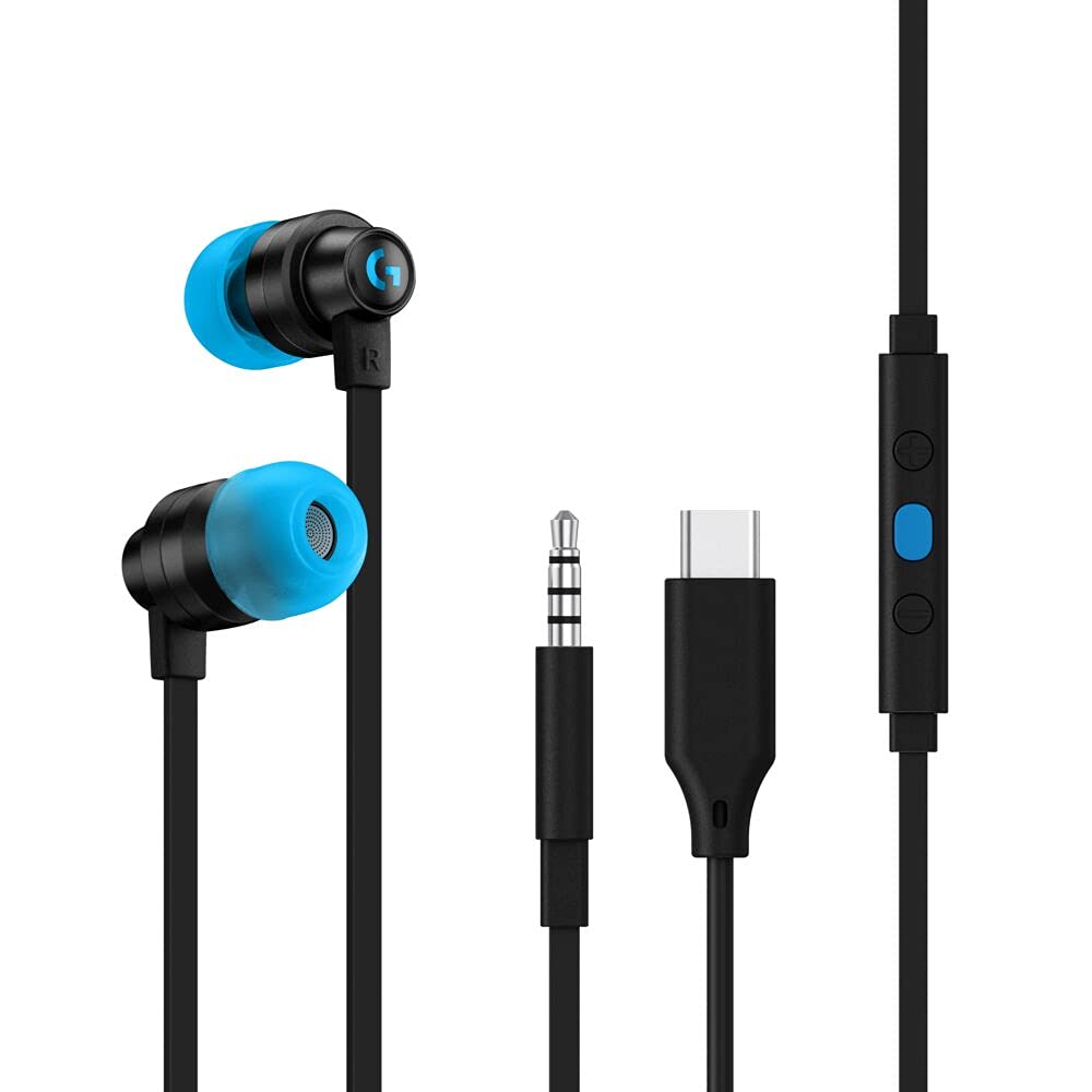 Logitech G G333 Gaming Earphones With Mic and Dual Drivers (Black)