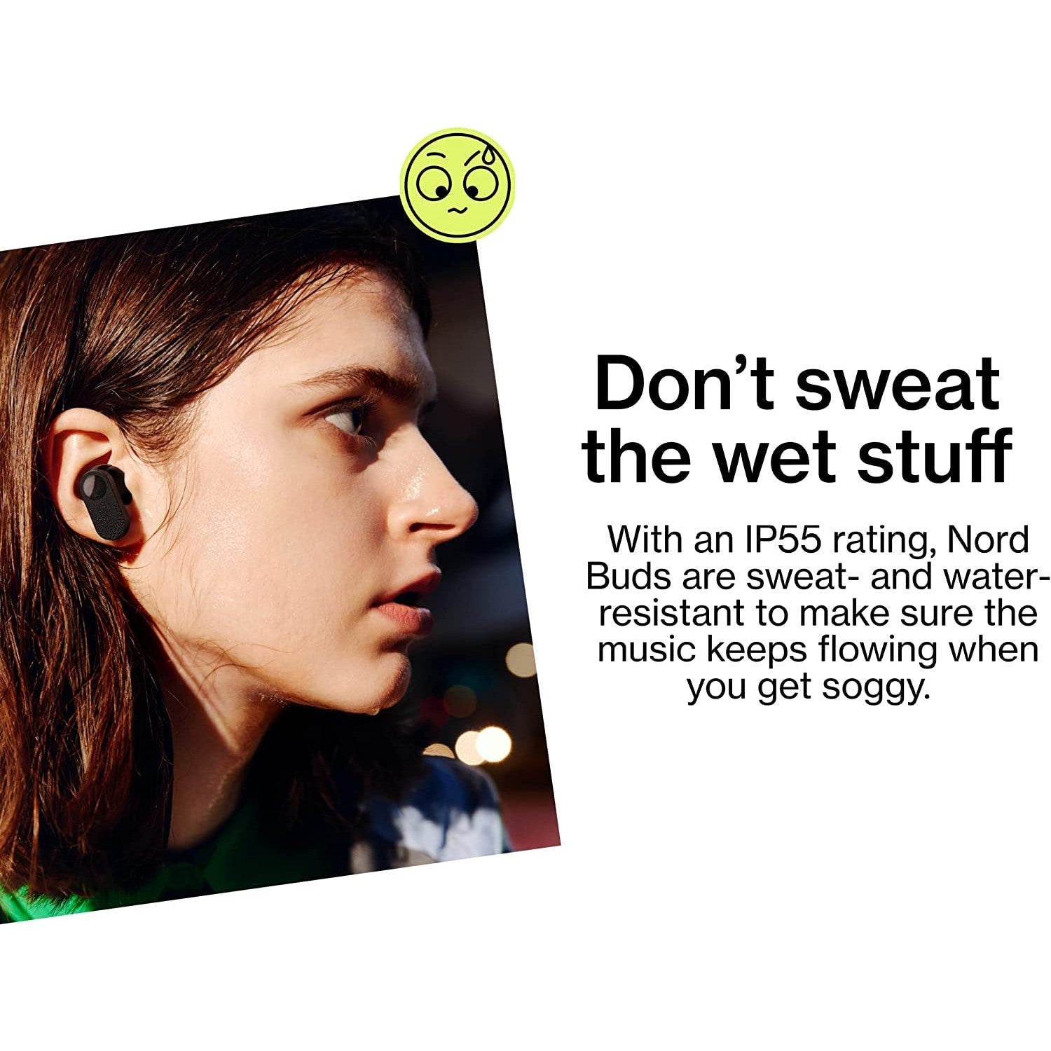 OnePlus Nord Buds In-Ear Truly Wireless Earbuds with Mic (Bluetooth 5.2 Water & Sweat Resistant) – Black Slate