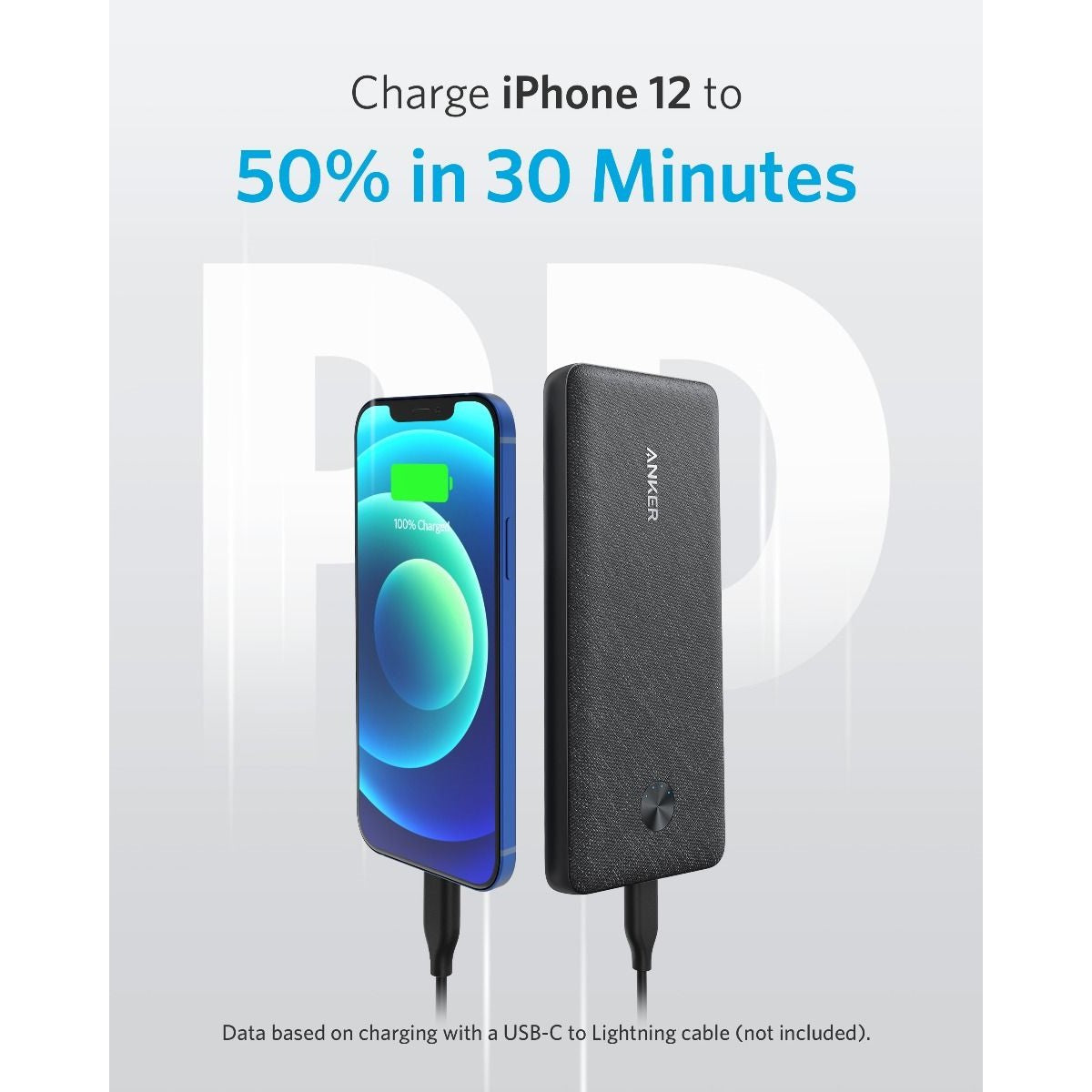 Anker PowerCore III Sense 10000mAh Power Bank – Blue