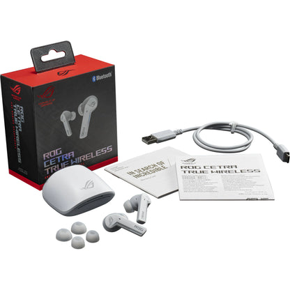 ASUS ROG Cetra True Wireless Gaming Earbuds (Moonlight White) - Earphone