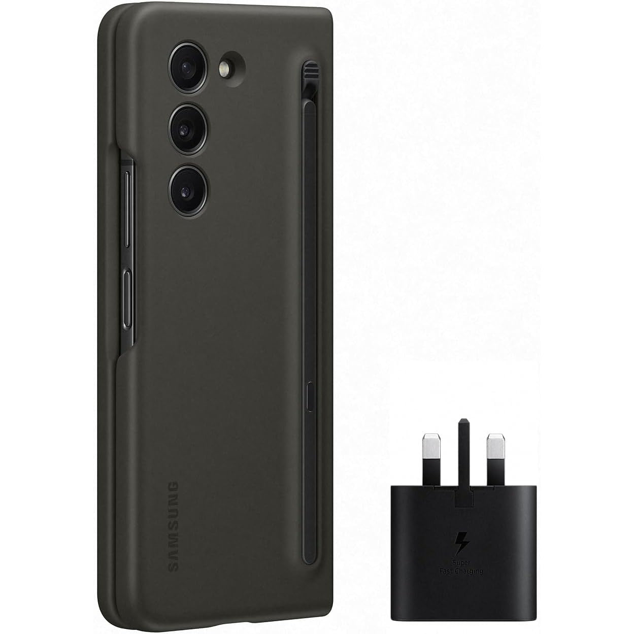 Samsung Starter Pack for Galaxy Z Fold5 with Slim S Pen Case & Charger – Black