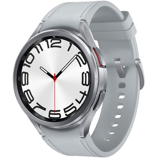 Samsung Galaxy Watch 6 47mm Classic Stainless Steel Smartwatch – Silver - Smartwatch