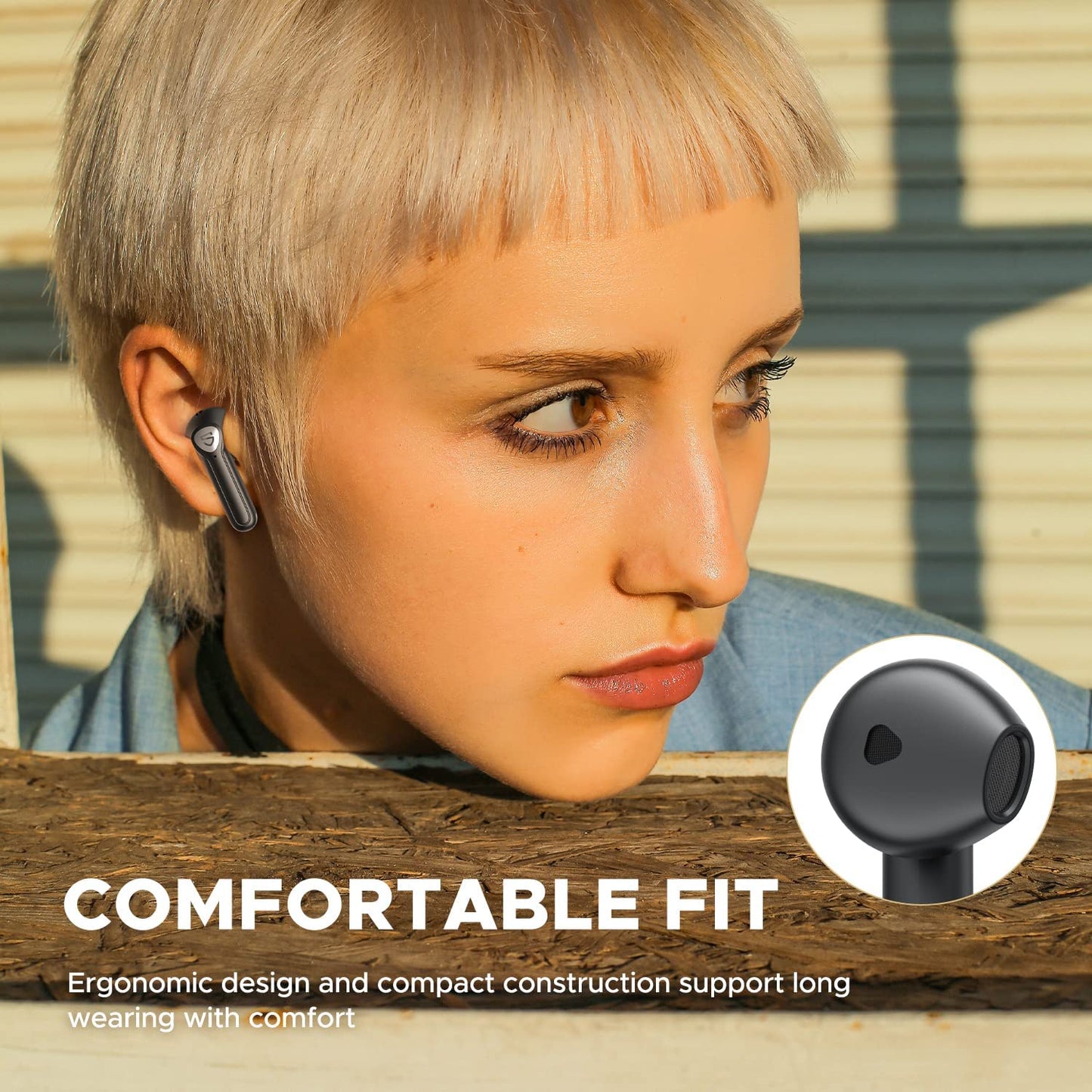 SOUNDPEATS Air3 Deluxe Wireless Earbuds – Black