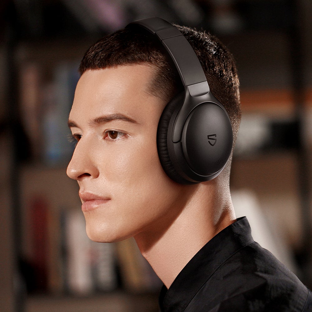Soundpeats A6 Hybrid Active Noise Cancelling Wireless Headphone