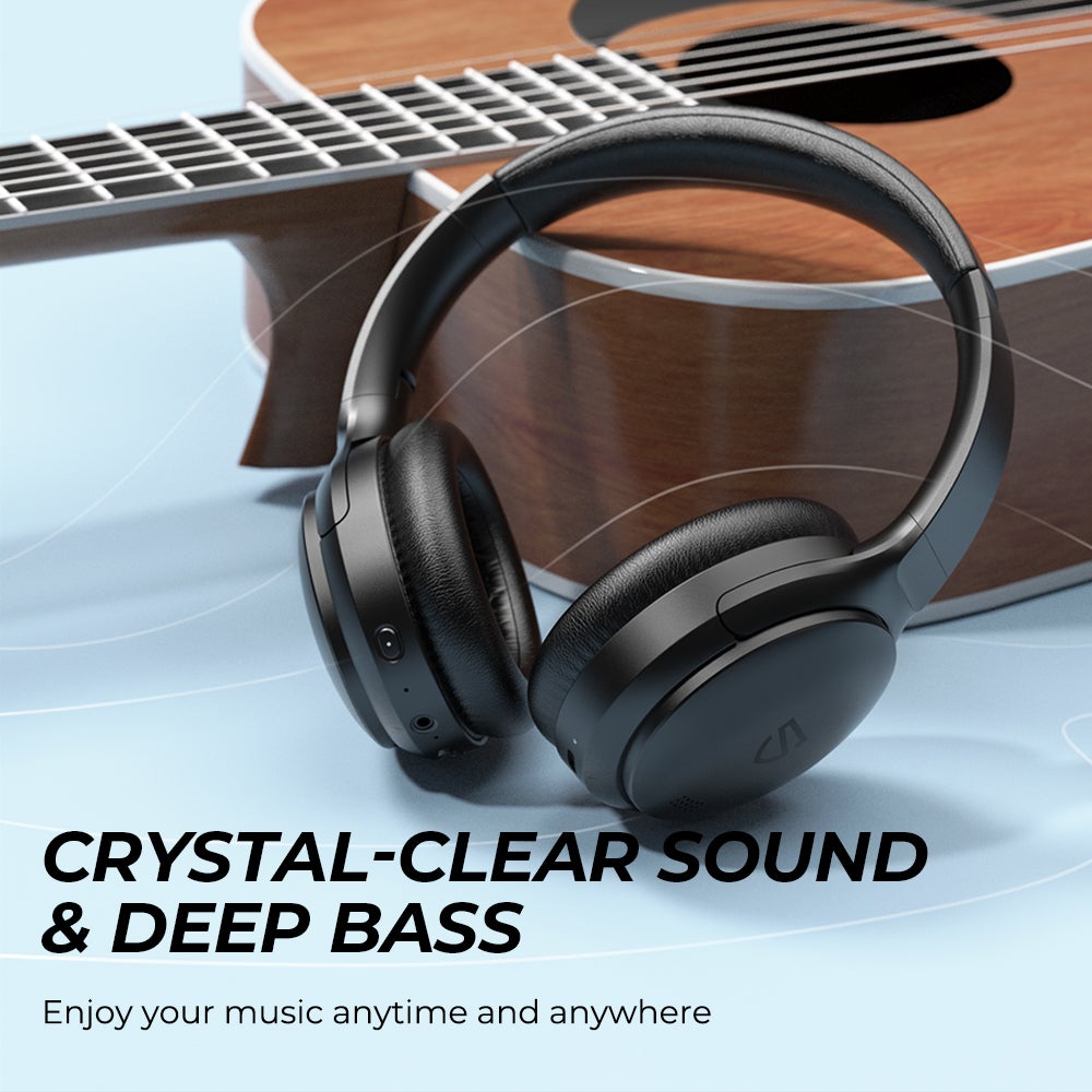 Soundpeats A6 Hybrid Active Noise Cancelling Wireless Headphone