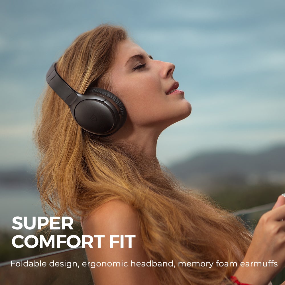 Soundpeats A6 Hybrid Active Noise Cancelling Wireless Headphone