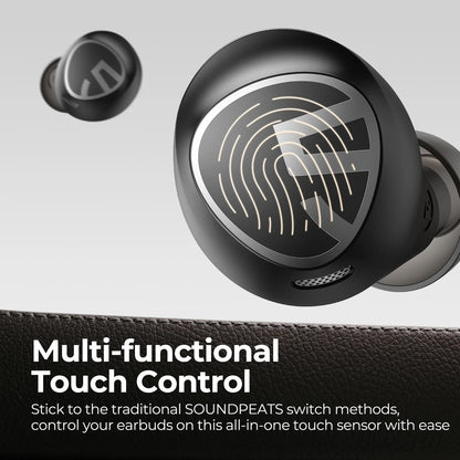 Soundpeats Free 2 classic Wireless Earbuds (Black)