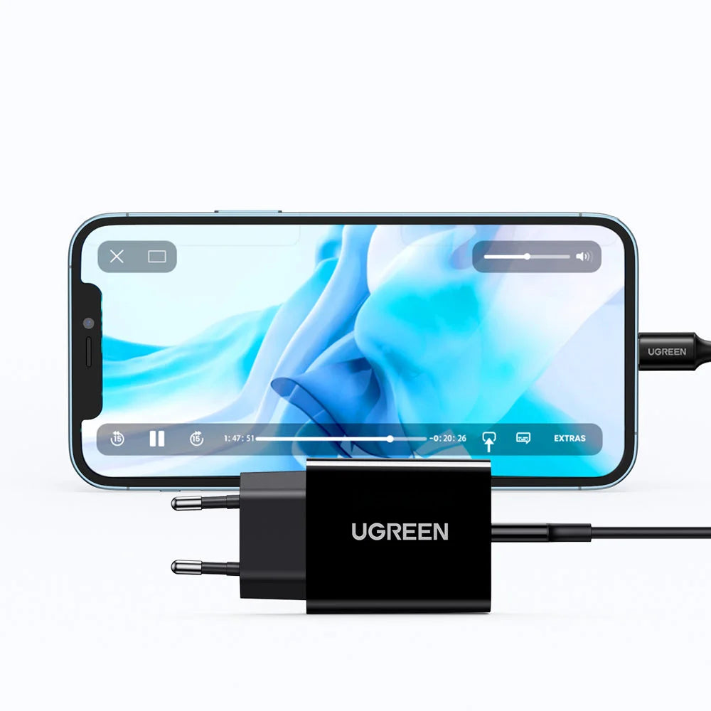 UGreen 50799 USB Type-C 20W Power Delivery Travel Wall Charger