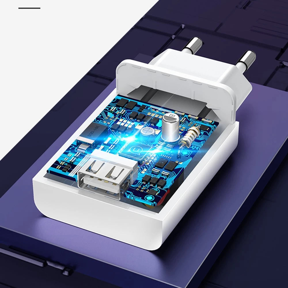USAMS US-CC083 T22 Single USB QC3.0 Travel Charger (EU)