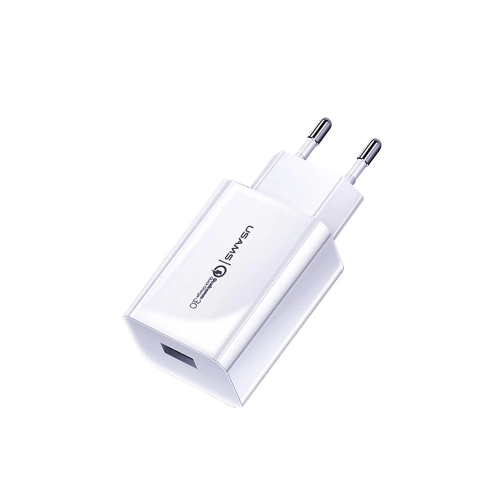 USAMS US-CC083 T22 Single USB QC3.0 Travel Charger (EU)