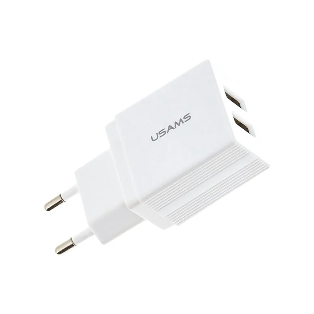 USAMS US-CC090 T24 2.1A Dual USB Travel Charger (EU)