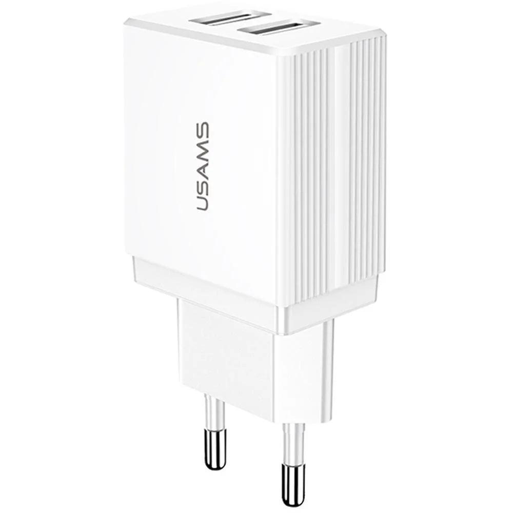 USAMS US-CC090 T24 2.1A Dual USB Travel Charger (EU)