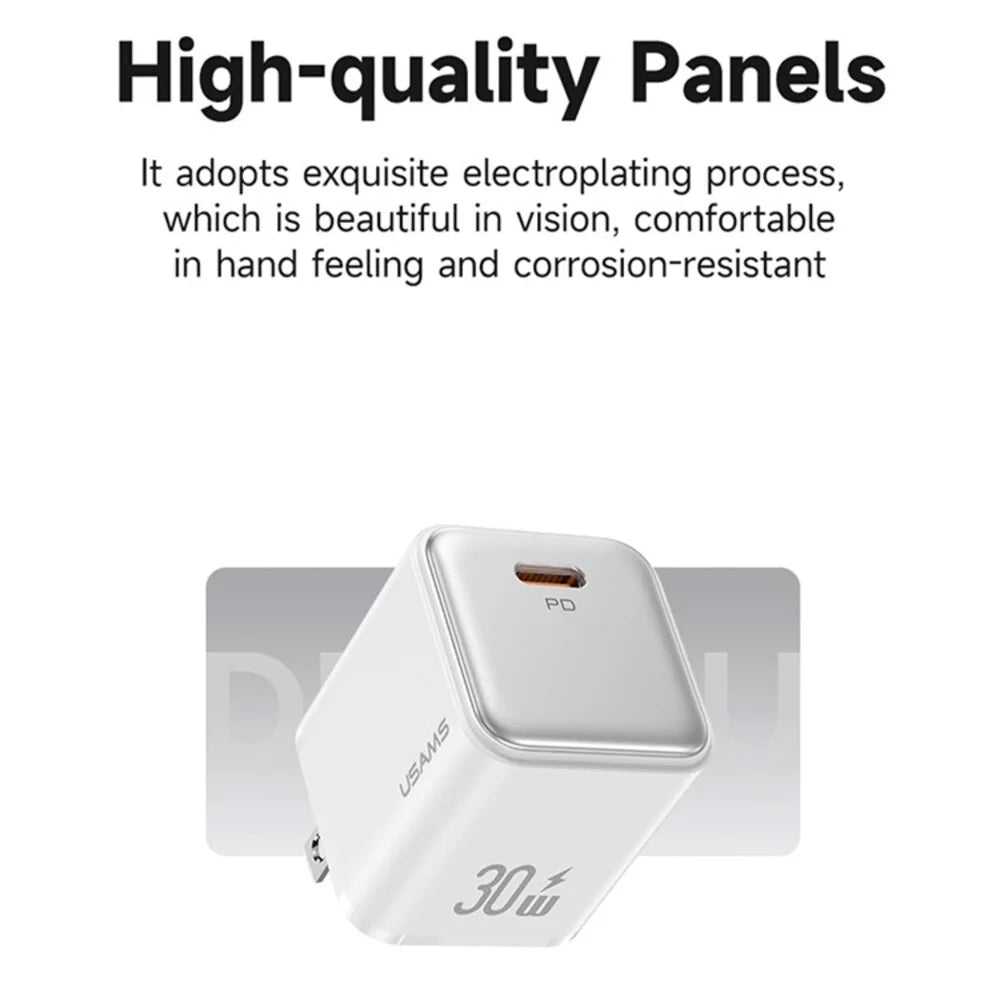 USAMS US-CC187 X-ron Series PD30W Single Port Fast Charger (US)