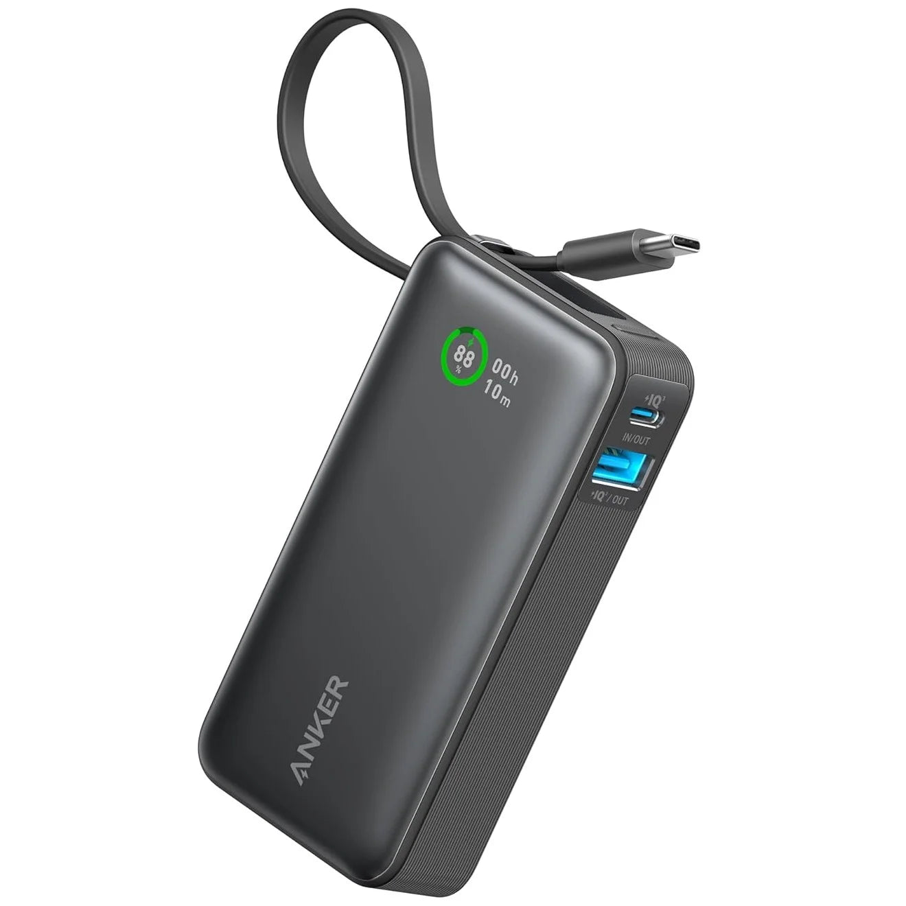 Anker 611 Nano Power Bank (30W Built-In USB-C Cable) - Power Bank