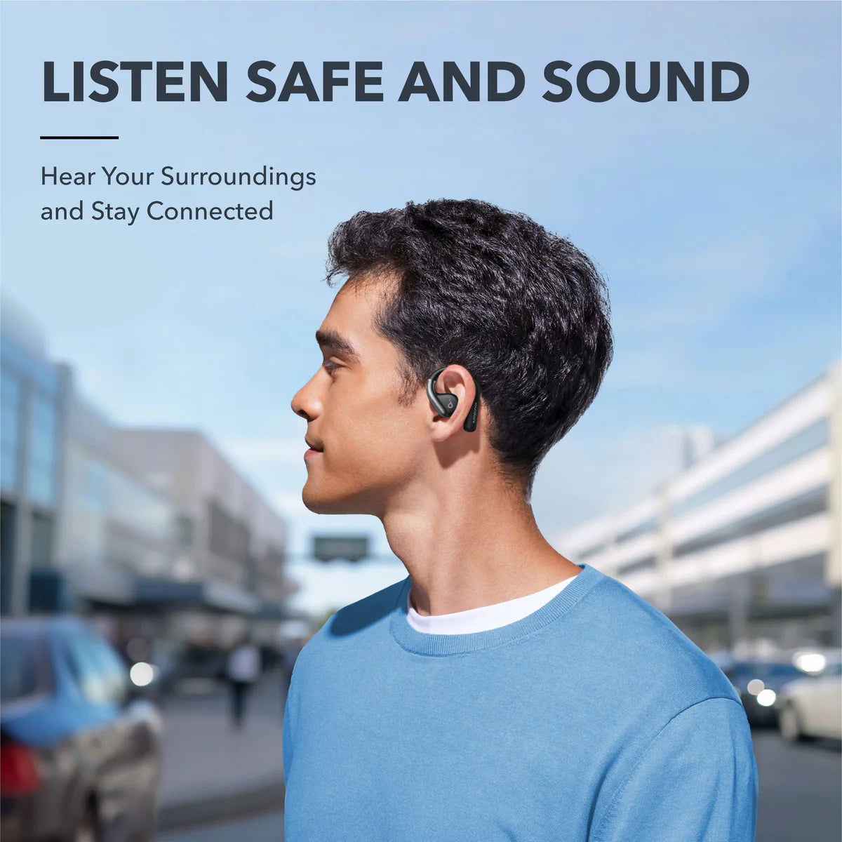 Anker AeroFit – Secure Open-Ear Sport Earbuds - Earphone