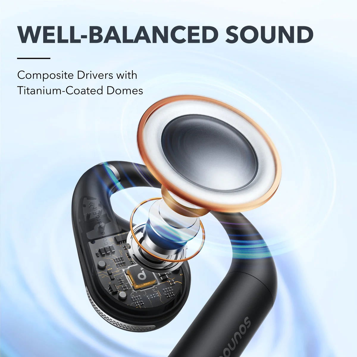 Anker AeroFit – Secure Open-Ear Sport Earbuds - Earphone
