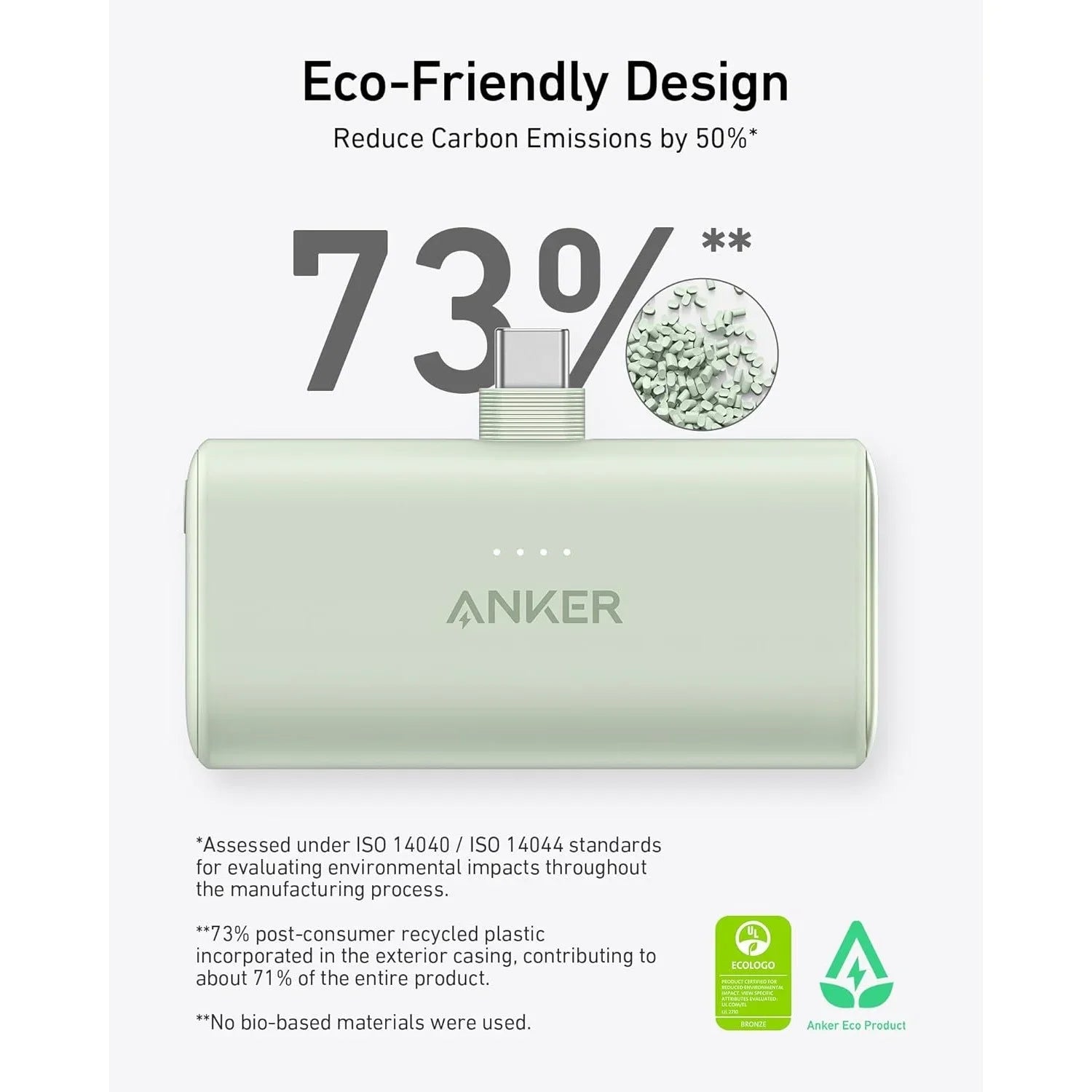 Anker Nano Power Bank (22.5W Built-In USB-C Connector) - Power Bank