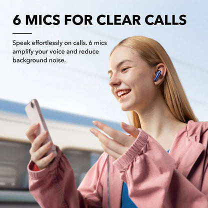 Anker Soundcore Liberty 4 NC Wireless Noise Cancelling Earbuds – Navy Blue - Earphone