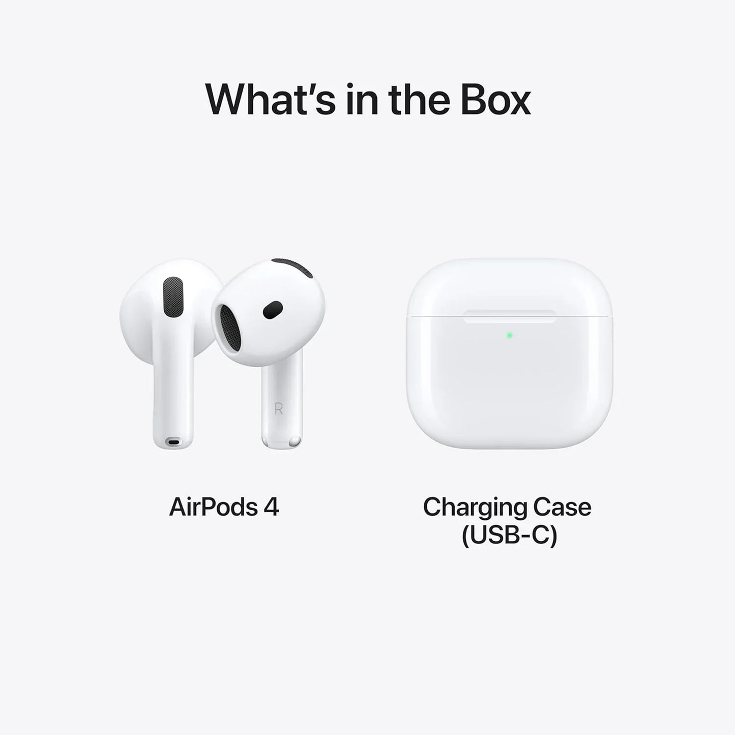 Apple AirPods 4 Wireless Earbuds with Active Noise Cancellation - Earphone