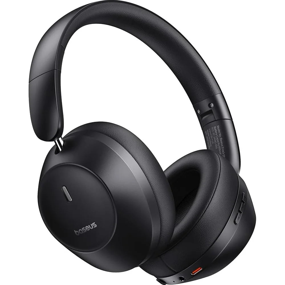 Baseus Bass 35 Max Bluetooth Wireless Headset – Black - Headphone