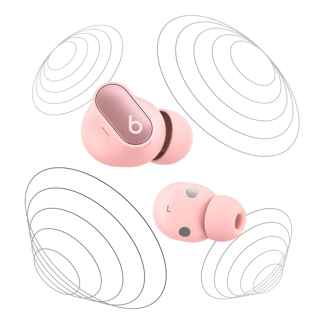 Beats Studio Buds + True Wireless Noise Cancelling Earbuds – Cosmic Pink - Earphone
